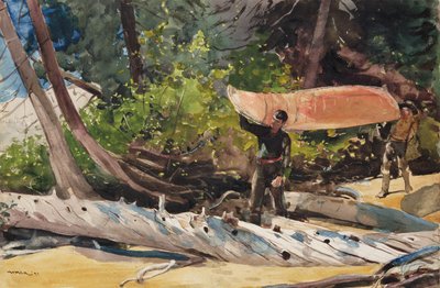 End of the Portage, 1897 by Winslow Homer